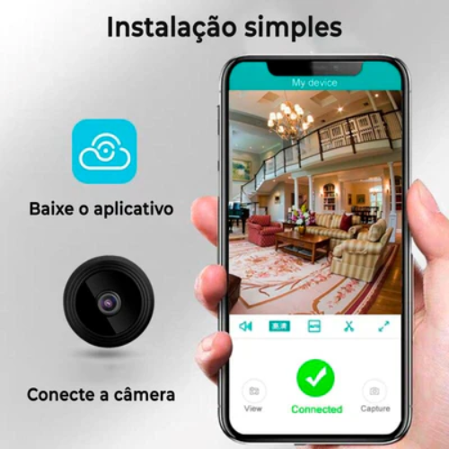 PocketView - Micro Câmera Wi-Fi