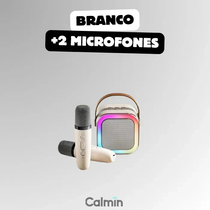 Karaoke Canta-ê + 2 Microfones Sem Fio